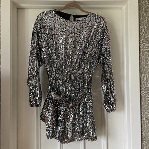 zara sequin dress